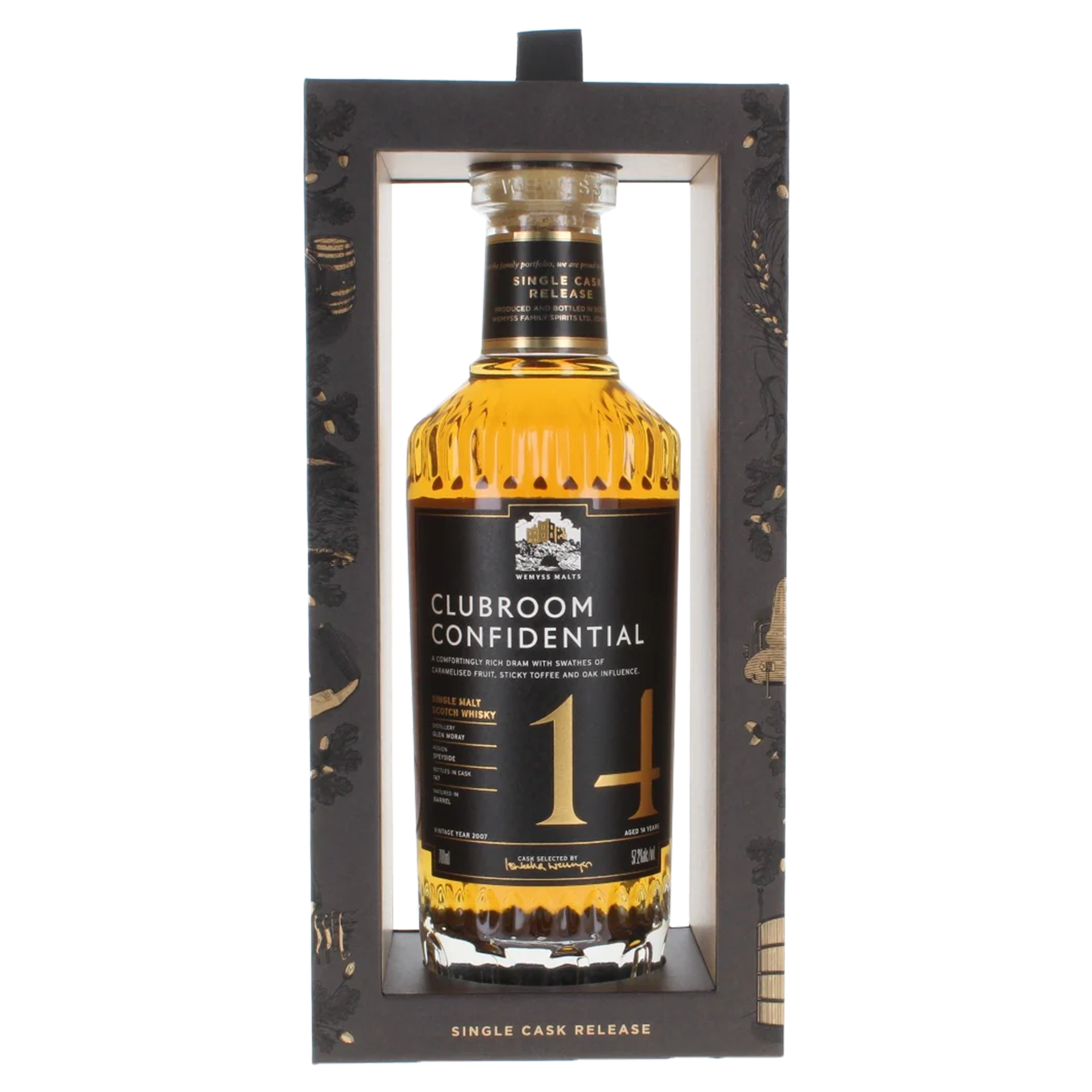 Clubroom Confidential 14Yo Glen Moray Malt